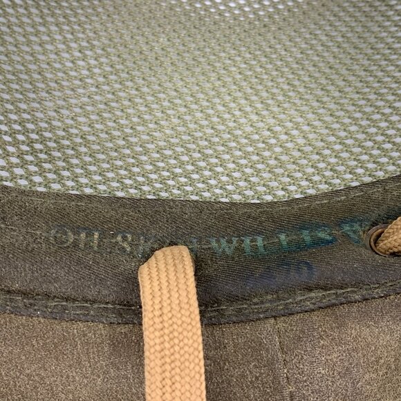 Outback Trading Co Mens Oilskin Willis 1470 Mesh Hat Medium Aussie Adventure - Picture 8 of 9